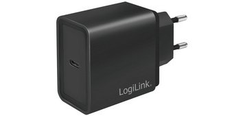 Chargeur secteur USB, 1x USB-C PD, 18 watt, noir