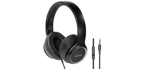 Casque stéréo High Quality, avec micro, noir