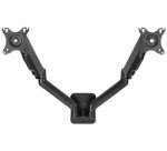 Bras support pour deux écrans à fixation murale