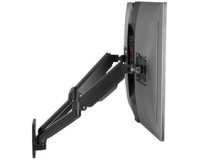 Bras support pour deux écrans à fixation murale