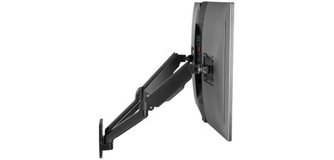 Bras support double, longueur du bras: 450 mm, noir