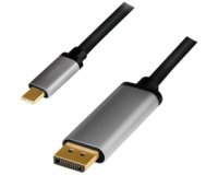 Câble USB, fiche mâle USB-C-mâle DP, 1,8 m