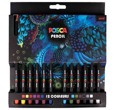 Crayons de couleur PENCIL KPE200, étui carton de 12