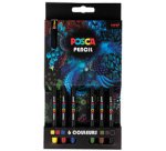 Crayons de couleur PENCIL KPE200, étui carton de 6