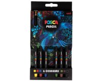 Crayons de couleur PENCIL KPE200, étui carton de 6