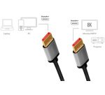 Câble DisplayPort 1.4, fiche mâle - mâle, 1,0 m