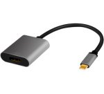 Câble adaptateur USB-C - Displayport, noir/gris