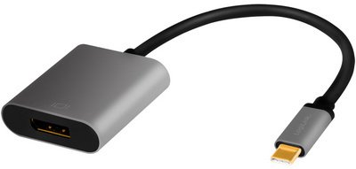 Câble adaptateur USB-C - Displayport, noir/gris