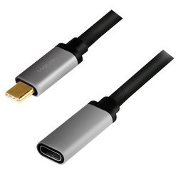 Câble de rallonge USB 3.2, noir/gris, 0,5 m