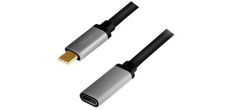 Câble de rallonge USB 3.2, noir/gris, 0,5 m