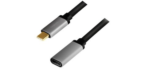 Câble de rallonge USB 3.2, noir/gris, 0,5 m