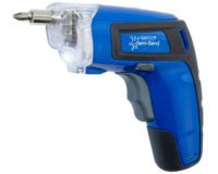 Draadloze schroevendraaier, 3.6 V, antibacterieel, blauw