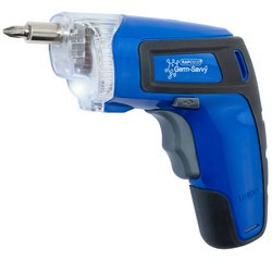 Visseuse sans fil, 3,6 V, antibactérien, bleu
