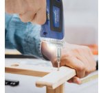 Visseuse sans fil, 3,6 V, antibactérien, bleu