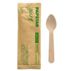 Cuillère à café en bois 'pure', longueur: 110 mm