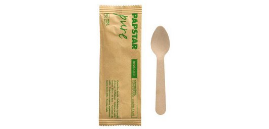 Cuillère à café en bois 'pure', longueur: 110 mm