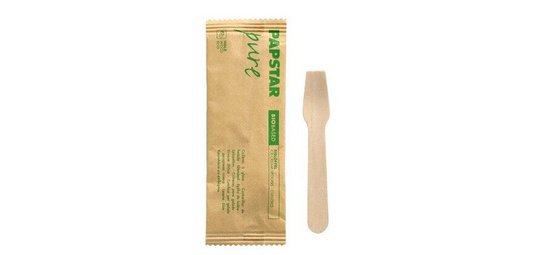 Cuillère à glace en bois 'pure', longueur: 94 mm