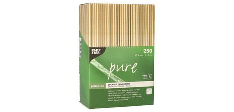 Paille en paille Longueur 23 cm - Lot de 150