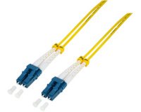 LogiLink Câble patch fibre optique, 2x Duplex LC, OS2, 15 m