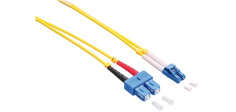 LogiLink Câble patch fibre optique, LC-Duplex-SC-Duplex, 1 m