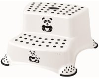 Opstapje voor kinderen Igor 'Panda', 2 treden, wit