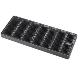 Monnayeur 12', avec 8 rangées, noir