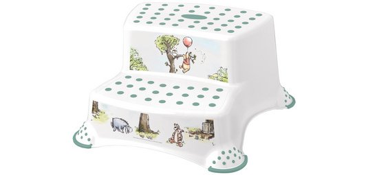 kids Marchepied 'igor winnie', deux marches, blanc