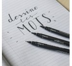 Feutre technique PIN Chisel 1.0, noir