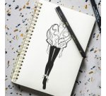 Feutre technique PIN Brush Extra Fine, noir