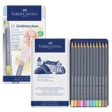 FABER-CASTELL Crayon GOLDFABER Aquarelle, boîte métal de 12