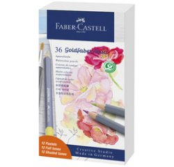 FABER-CASTELL Potlood GOLDFABER Aquarel, metalen doos van 36