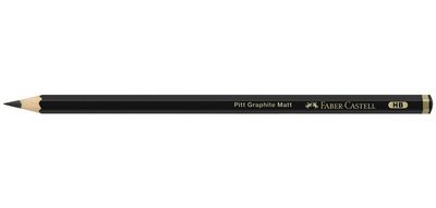 FABER-CASTELL Crayon graphite PITT GRAPHITE Matt, dureté 14B