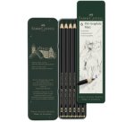 FABER-CASTELL Crayon graphite PITT GRAPHITE Matt, étui de 6