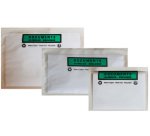 Pochettes porte-documents avec impression "Documents ci-inclus", en papier cristal