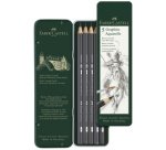 FABER-CASTELL Crayon GRAPHITE AQUARELLE, étui de 5