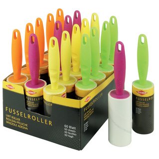 Brosse adhésive, présentoir de 20