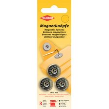 Magnetische knopen zilver