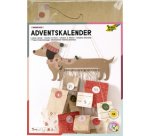 Kit pour calendrier de l'Avent SAUSAGE DOG, 54 pièces
