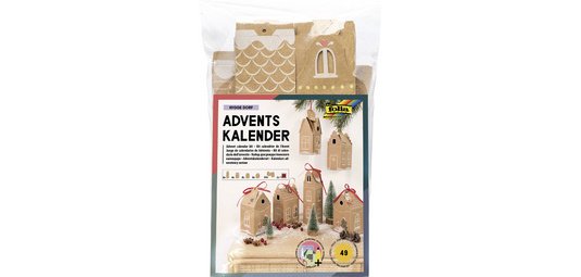 Kit pour calendrier de l'Avent HYGGE DORF, 49 pièces