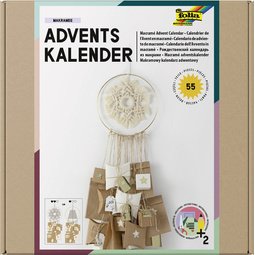 Kit pour calendrier de l'Avent MACRAME, 55 pièces