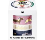 Ruban adhésif décoratif Washi-Tape Noël FALALA, set 4