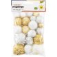 Pompons, 30 pièces, couleurs de Noel