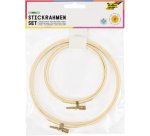 Set de cadres à broder en bois SMALL, 100 et 150 mm