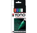 Feutre acrylique 'YONO', 0,5 - 1,5 mm, set de 6