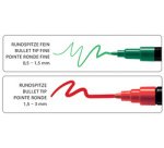 Feutre acrylique 'YONO', 1,5 - 3,0 mm, set de 6