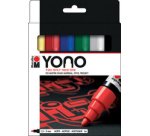Feutre acrylique 'YONO', 1,5 - 3,0 mm, set de 6