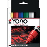 Feutre acrylique 'YONO', 1,5 - 3,0 mm, set de 6