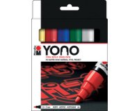 Feutre acrylique 'YONO', 1,5 - 3,0 mm, set de 6