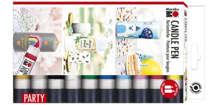 Kerzenfarbe 'Candle Pen', Set mit 10