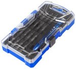 Tournevis avec jeu de 17 embouts